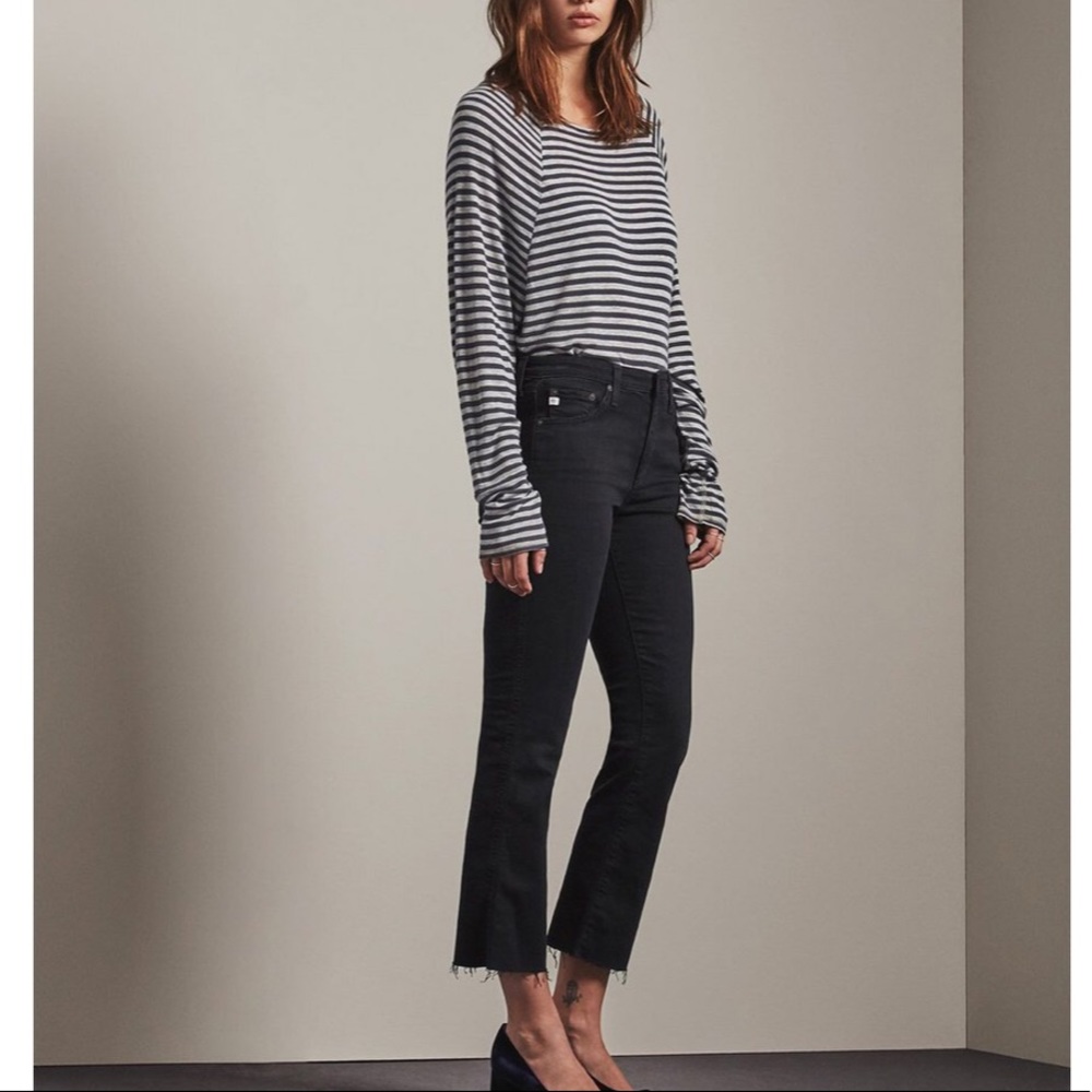 AG The Jodi Crop high rise flare crop